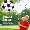 Soccer Piata  Includes Wooden Stick, Blindfold, and Confetti  13"x13"x3"  Perfect for Sports Party Decorations and Soccer Pinatas for Birthday Party view 4