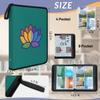 Kuquteed Colorful Lotus Flower Trading Card Binder 4 Pocket 400 Cards Holder Collector Album with 50 Removable Sleeves Toys Gifts for Boys Girls Sea Green Sports Game Cards view 3