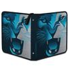Kuquteed Liones Face Trading Card Binder 4 Pocket 400 Cards Holder Collector Album with 50 Removable Sleeves Gifts for Boys Girls Blue Gray Sports Game Cards view 2