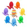 Flavery 4 Pack 3D Printed Dragon Egg - Small Egg with Wings Dragon Inside, 3D Printed Fidget Toys, Surprise Toys for Gift, Desk Executive Pet, Figurine Decor view 1