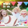 Baseball Piata for Boys  Includes Wooden Bat, Blindfold, and Confetti  13"x13"x3"  Perfect for Sports-Themed Party Decorations and Birthday Party Fun view 4