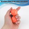2pcs Fidget Spinner Ball, PP Fidget Spinner Ball with Night Fluorescence Hand Massage Toy Gift with ASMR Sounds for Kids Teens Adults (Orange) view 3