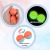 2pcs Fidget Spinner Ball, PP Fidget Spinner Ball with Night Fluorescence Hand Massage Toy Gift with ASMR Sounds for Kids Teens Adults (Orange) view 4