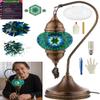 DEMMEX DIY Turkish Moroccan Mosaic Lamp Making Kit Beginner Friendly Mosaic Art & Craft Project Kit for Adults & Teens No Grout/Plaster Needed Fun, Easy, No Experience Required view 1