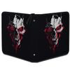 Kuquteed White Skull Head Trading Card Binder 9 Pocket 900 Cards Holder Collector Album with 50 Removable Sleeves Toys Gifts for Boys Girls Black Red Sports Game Cards view 2