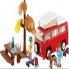 COBI Action Town Volkswagen T2A Camper Building Set, 272 Pieces view 1