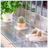 304 Stainless Steel Perforated Sheet 0.8mm Thick, 10mm Hole Metal Mesh Screen Panel for Balcony Banister Fence/Window Guardrail/Garden Deck/DIY Projects - Anti-Theft Decorative Mesh Plate(10x100cm) view 2