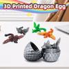 Flavery 4 Pack 3D Printed Dragon Egg - Party Favors, Small Egg with Wings Dragon Inside, 3D Printed Fidget Toys, Classroom Prizes, Surprise Gift for Birthday, Christmas, Home Office Decor view 4
