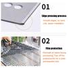 304 Stainless Steel Perforated Sheet 0.8mm Thick, 10mm Hole Metal Mesh Screen Panel for Balcony Banister Fence/Window Guardrail/Garden Deck/DIY Projects - Anti-Theft Decorative Mesh Plate(45x100cm) view 4