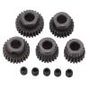 48P Motor Gear 20T, 22T, 24T, 26T, 28T Set for 1/10 RC Truck, Climbing Car, Multiple Sizes, Sturdy Steel, Precise Assembly with 5mm Hole, Replacement Parts, Compatible with Monste view 1