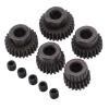 48P Motor Gear 20T, 22T, 24T, 26T, 28T Set for 1/10 RC Truck, Climbing Car, Multiple Sizes, Sturdy Steel, Precise Assembly with 5mm Hole, Replacement Parts, Compatible with Monste view 3