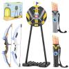 2 Pack Bow and Arrow for Kids, LED Light Up Archery Set with 20 Suction Cup Arrows&2 Quivers Indoor Outdoor Games for Kids Ages 4-8 8-12 Birthday Gifts Toys for 5 6 7 8 9 10 11 12 Year Old Boys Girls view 1