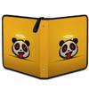 Kuquteed Angel Halo Panda Trading Card Binder 9 Pocket 900 Cards Holder Collector Album with 50 Removable Sleeves Toys Gifts for Boys Girls Golden Yellow Sports Game Cards view 2