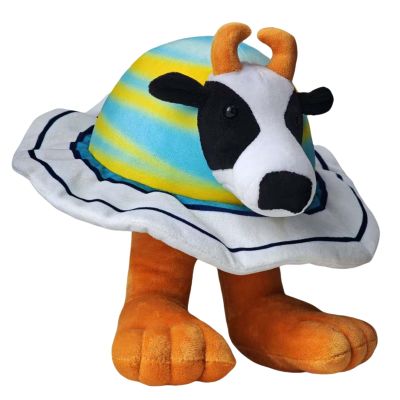 AI-Crafted Italian Brainrot Animals Plush,10 Brainrot Evolution Plushie - Soft, Collectible, Memetic Home Accent (La Vaca Saturno Saturnita)