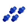 Aluminum 7075 Alloy 17mm Wheel Hubs Widen 5mm for Traxxas 1:8 JATO 4X4 VXL Brushless Buggy Upgrades - Blue view 1