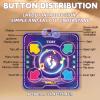 ZHORCIN Interactive Dance Mats for Boys and Girls with Wirelesses and Light Up 4 Buttons Indoor Dancing Playmat for Children view 4