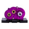 Aluminum Lightweight Gearbox OD-3 Overdrive Transmission for 1/10 RC Crawler Car Axial SCX10 II VS4-10 LCG Chassis Straight Axle (Purple) view 4