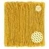 Huskein 120Pcs Gold Mardi Gras Beads Necklaces, 33 Inch Oval Beads Necklaces Gold Accessories, Christmas New Years Eve Party Favors, Mardi Gras Favors New Years Supplies Christmas Decorations view 1