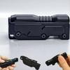 FELIXCONN Premium Metal Robot Gun Fidget Slider - Heavy Duty Haptic Magnetic Toy for Stress & Anxiety Relief, ADHD Focus, Manual Click Sound | Portable Black EDC Toy view 1