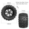 2.8" Preglued RC Truck Tires and Wheels 12mm Hex for 1/10 Rustler Stampede Hoss 2wd 4x4 vxl Tires Wheels Arrma Tires Wheels Redcat Volcano Tires view 3