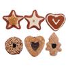 INOOMP 6pcs Realistic Fake Cookies Chocolate Dessert Model: Simulation Food Props for Photography Party Decoration Doll House view 1
