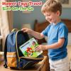 49 PCS Magnetic Building Blocks Travel Toys, Farm Animals Magnetic Tiles with Portable Iron Storage Box & Play Base, STEM Learning Toys for Kids Ages 3-5, 4-8 view 2