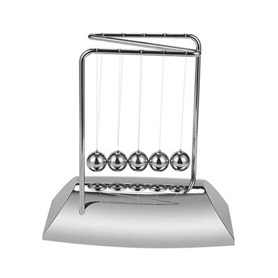 Yardwe 1pc Newton Adornment z Shape Desktop Toy Safe Newton's Cradle for Boys and Girls Decoration Balance Balls