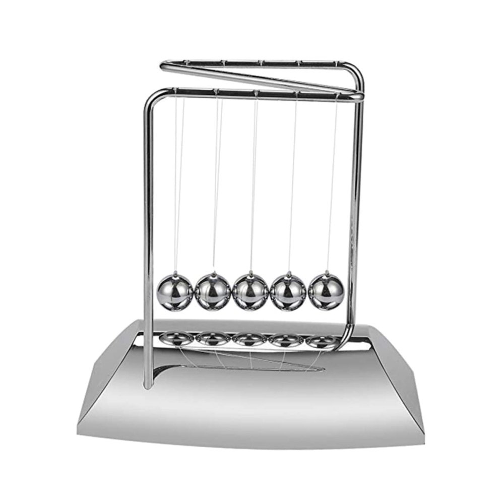 Yardwe 1pc Newton Adornment z Shape Desktop Toy Safe Newton's Cradle for Boys and Girls Decoration Balance Balls