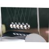Yardwe 1pc Newton Adornment z Shape Desktop Toy Safe Newton's Cradle for Boys and Girls Decoration Balance Balls view 4