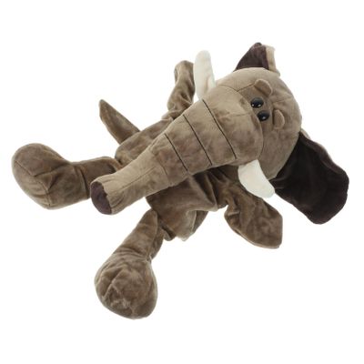 BESPORTBLE Adorable Elephant Hand Puppet Interactive Storytelling Puppet for Parent Play Soft Stuffed Hand for Imagination and Creativity