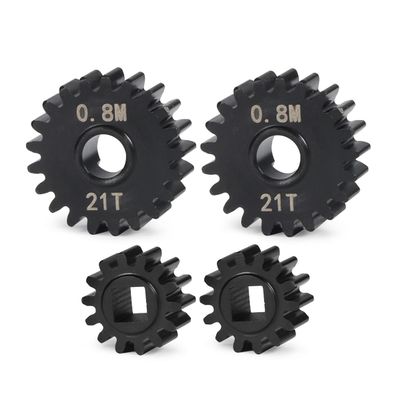 Steel Overdrive Portal Gears 14T/21T Compatible with Axial 1/10 Capra F9 SCX10 III AXI03000 AXI03004 AR45 Portal Axle RC Crawler Car Upgrade Part