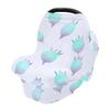 Baby Car Seat Canopy Covers Nursing Cover Stretchy Boys Girls Green Blue Pitaya Carrier Cover Breastfeeding Cover Breathable view 1