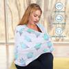 Baby Car Seat Canopy Covers Nursing Cover Stretchy Boys Girls Green Blue Pitaya Carrier Cover Breastfeeding Cover Breathable view 3