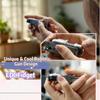 FELIXCONN Metal Haptic Magnetic Slider - Robot Gun Fidget Toy for Adults (ADHD Focus), Stress & Anxiety Relief, Portable EDC Heavy Duty Fidget - Antique Silver view 4