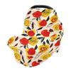 Baby Car Seat Canopy Covers Nursing Cover Stretchy Boys Girls Yellow Red Rose Carrier Cover Breastfeeding Cover Breathable view 1