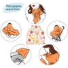 Baby Car Seat Canopy Covers Nursing Cover Stretchy Boys Girls Dog Banana Fruit Carrier Cover Breastfeeding Cover Breathable view 4