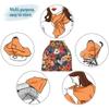 Baby Car Seat Canopy Covers Nursing Cover Stretchy Boys Girls Flower Oil Painting Carrier Cover Breastfeeding Cover Breathable view 4