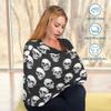 Baby Car Seat Canopy Covers Nursing Cover Stretchy Boys Girls Skeleton Carrier Cover Breastfeeding Cover Breathable view 3