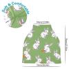 Baby Car Seat Canopy Covers Nursing Cover Stretchy Boys Girls Rabbit Green Carrier Cover Breastfeeding Cover Breathable view 2