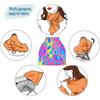 Baby Car Seat Canopy Covers Nursing Cover Stretchy Boys Girls Rainbow Leopard Carrier Cover Breastfeeding Cover Breathable view 4