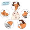 Baby Car Seat Canopy Covers Nursing Cover Stretchy Boys Girls Yak Bison Cute Carrier Cover Breastfeeding Cover Breathable view 4