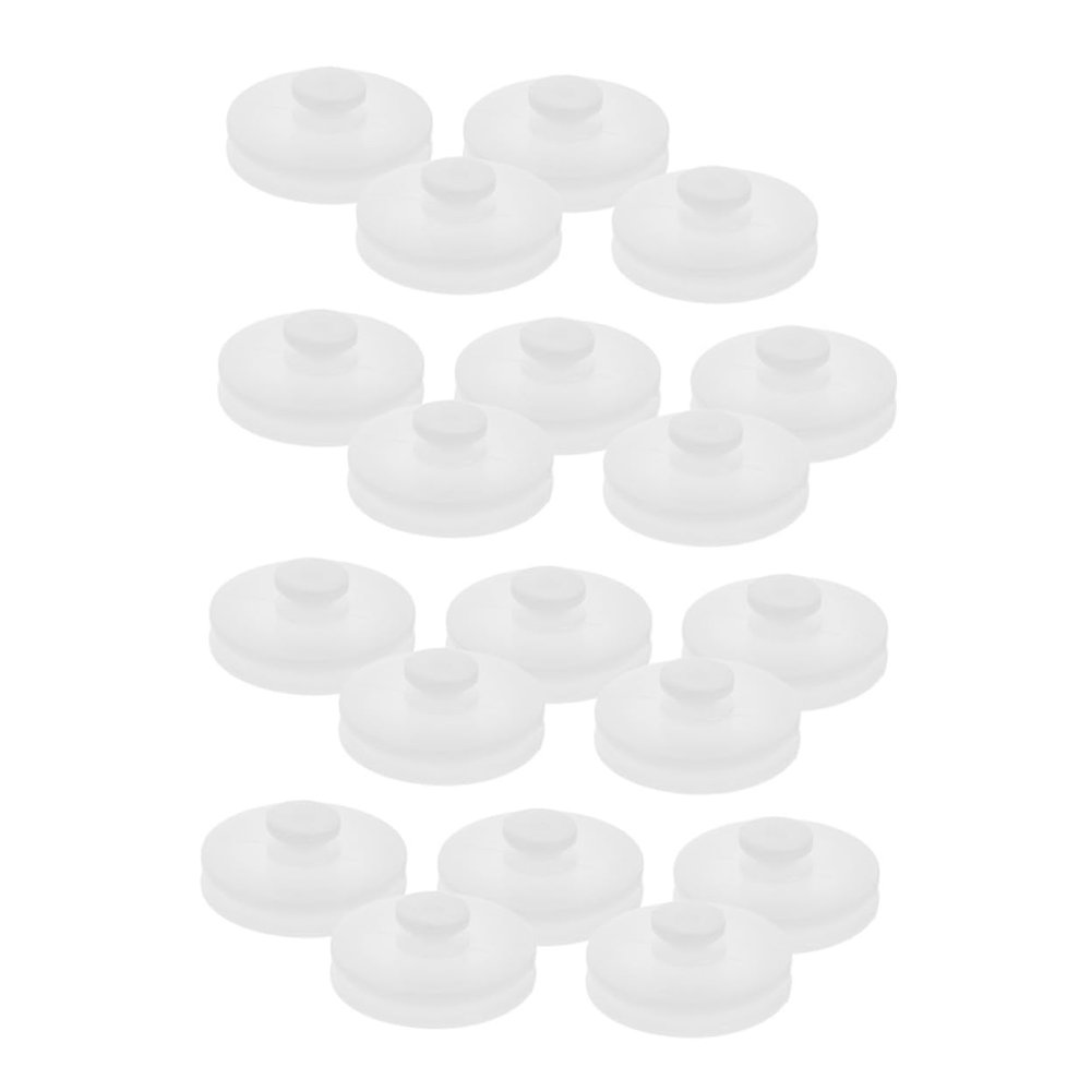 40 Pcs Dual Plastic Belt Pulley for Model Cars and Airplane Accessories Load Bearing Design for Versatile Applications