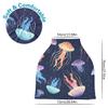 Baby Car Seat Canopy Covers Nursing Cover Stretchy Boys Girls Colorful Jellyfish Carrier Cover Breastfeeding Cover Breathable view 2