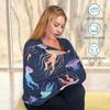 Baby Car Seat Canopy Covers Nursing Cover Stretchy Boys Girls Colorful Jellyfish Carrier Cover Breastfeeding Cover Breathable view 3