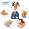 Baby Car Seat Canopy Covers Nursing Cover Stretchy Boys Girls Colorful Jellyfish Carrier Cover Breastfeeding Cover Breathable view 4