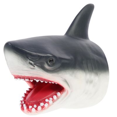 BESPORTBLE Shark Hand Puppet Interactive Learning Tool for Role Play Group Activities Parent Bonding Sturdy Performance Prop for Imaginative Play