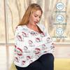 Baby Car Seat Canopy Covers Nursing Cover Stretchy Boys Girls Dog Red Hat Carrier Cover Breastfeeding Cover Breathable view 3