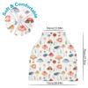 Baby Car Seat Canopy Covers Nursing Cover Stretchy Boys Girls Mushrooms Watercolor Carrier Cover Breastfeeding Cover Breathable view 2