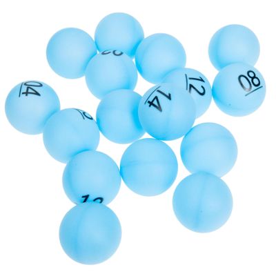 BESPORTBLE 16pcs Lottery Balls for Party Games Seamless Design Raffle Drawing Balls for Bingo Betting and Education Activities