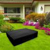 Lyreh Tier Water Table Toys Cover, Waterways Playset Cover Outdoor Activity Table Protection Accessories fit for 2-Layer Kids 48.82x34.65 Inch (Black) view 3